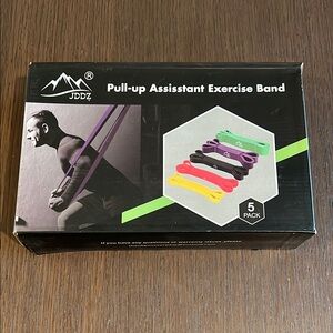 JDDZ Pull-up Assistant Exercise Band 5-Pack